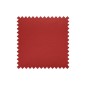 Chaise longue réglable multipositions, en cuir de luxe italien, SWEET, rouge