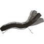 Chaise longue réglable multipositions, en cuir de luxe italien, SWEET, chocolat