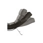 Chaise longue réglable multipositions, en cuir de luxe italien, SWEET, chocolat