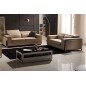 1er paiement de la commande: Ensemble Canapé 3 places et 2 places en cuir italien buffle LUXY, beige, 6x sans frais, total de la