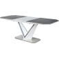 Table à manger extensible Valerie Ceramic, 160 à 210 cm