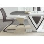 Table à manger extensible Valerie Ceramic, 160 à 210 cm