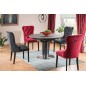 Table à manger extensible ronde / ovale Orba Ceramic couleur gris et noire
