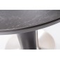 Table à manger extensible ronde / ovale Orba Ceramic couleur gris et noire