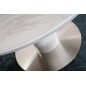 Table à manger extensible ronde / ovale Orba Ceramic couleur gris et blanc