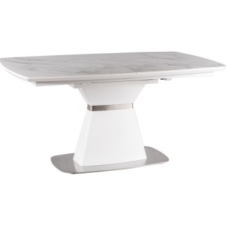 Table à manger extensible Satori II Ceramic, effet marbre