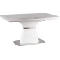 Table à manger extensible Satori II Ceramic, effet marbre