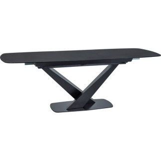 Table à manger extensible Casta I , couleur noire