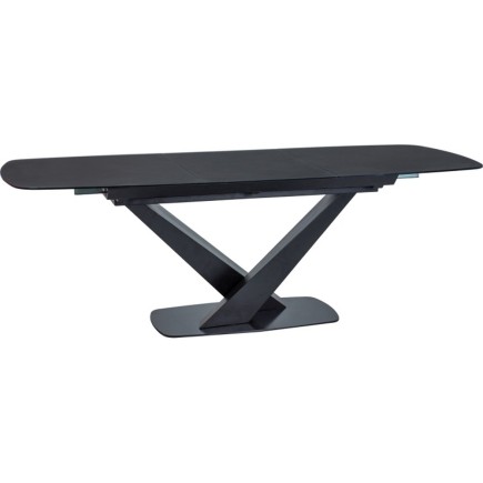 Table à manger extensible Casta I , couleur noire