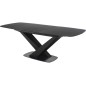 Table à manger extensible Casta I , couleur noire