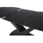 Table à manger extensible Casta I , couleur noire