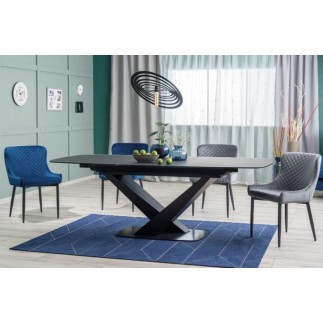 Table à manger extensible Casta I , couleur noire