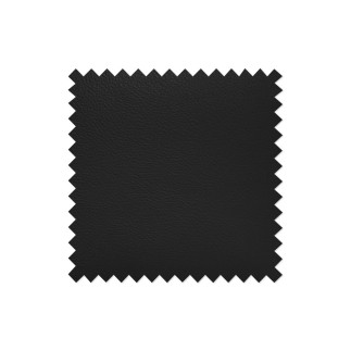 - Canapé d'angle en cuir italien de luxe 5 places ASTERO, noir, angle gauche