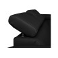 Canapé d'angle en cuir italien de luxe 5 places ASTERO, noir, angle droit