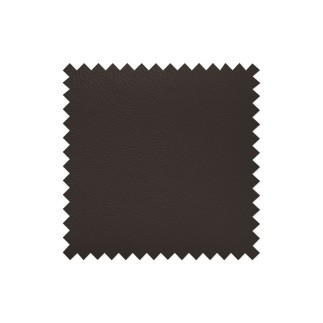 Canapé d'angle en cuir italien de luxe 5 places ASTERO, chocolat , angle droit