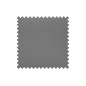 Canapé d'angle en cuir italien de luxe 5 places ASTERO, gris clair, angle droit