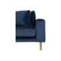 Canapé d'angle en tissu velours de qualité, LIMA VELOURS, coloris bleu marine, angle gauche, Bleu foncé Canapé d'angle en tissu velours de qualité, LIMA VELOURS, coloris bleu marine, angle gauche, Bleu foncé