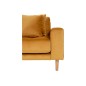 - Canapé d'angle en tissu velours de qualité, LIMA VELOURS, coloris moutarde, angle gauche - Canapé d'angle en tissu velours de qualité, LIMA VELOURS, coloris moutarde, angle gauche