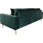 Canapé 3 places en tissu velours de qualité LISA VELOURS coloris vert foncé Canapé 3 places en tissu velours de qualité LISA VELOURS coloris vert foncé