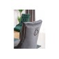 Lot de 2 chaises EDWIN tissu velours de qualité, couleur gris