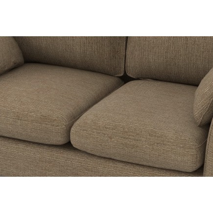 Canapé 3 places en tissu de qualité PANAMA, beige