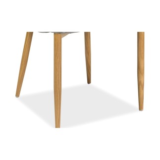 Lot de 2 chaises ASTONA en tissu de qualité, couleur GRIS