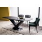 Lot de 2 chaises COLB en tissu velours de qualité, couleur gris