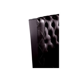 Lit design de luxe PRINCESSE, avec sommier à lattes, chocolat 140x200