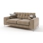 Canapé 3 places en tissu de qualité ERVIN, beige