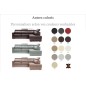 Canapé d'angle convertible en 100% tout cuir italien de luxe 5 places ERNEST, cuir mat, couleur personnalisée, angle droit