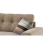 Canapé d'angle en tissu de qualité ERVIN, beige, angle gauche