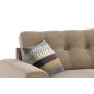 Canapé d'angle en tissu de qualité ERVIN, beige, angle droit