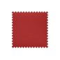 - Canapé d'angle en cuir italien de luxe 5/6 places TONUS, rouge, angle gauche