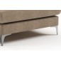 Canapé d'angle en tissu de qualité ERVIN, beige, angle droit