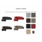 - Canapé d'angle en 100% cuir de luxe italien , 5/6 places CITIBEST, couleur personnalisée, angle gauche