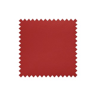 - Canapé d'angle en cuir italien de luxe 5/6 places FIONA, rouge foncé, angle gauche
