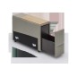 Canapé d'angle en 100% tout cuir italien de luxe 7/8 places, convertible avec relax électrique et coffre, URBANIA, beige, angle