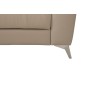 - Canapé d'angle en cuir italien de luxe 5 places LUZINI beige, angle gauche - Canapé d'angle en cuir italien de luxe 5 places LUZINI beige, angle gauche