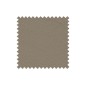 Canapé 3 places en 100% tout cuir épais italien vachette HAMBOURG, couleur taupe