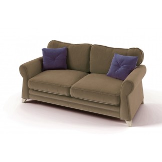 Canapé 3 places en tissu de qualité TOMY, beige