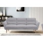 Canapé en tissu luxe 3 places, TRENDY gris clair Canapé en tissu luxe 3 places, TRENDY gris clair
