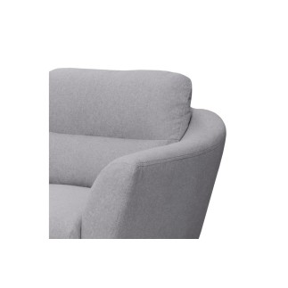 Canapé en tissu luxe 2 places, TRENDY gris clair