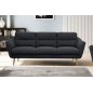 Canapé en tissu luxe 3 places, TRENDY noir (gris très sombre) Canapé en tissu luxe 3 places, TRENDY noir (gris très sombre)