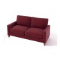 Canapé 3 places en tissu de qualité SWEDEN, fuschia