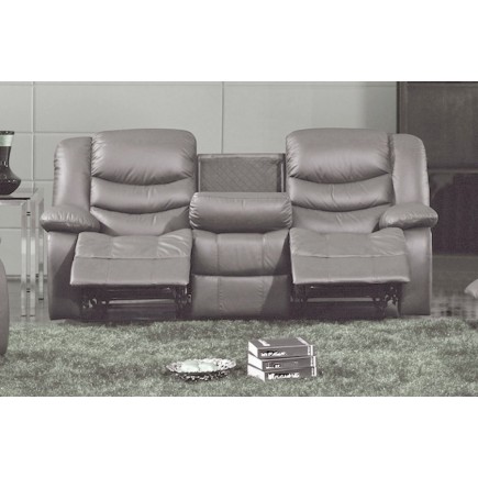 Ensemble Canapé 3 places relaxation cuir italien relaxis + Canapé 2 places relaxation cuir italien relaxis effet balancier pour