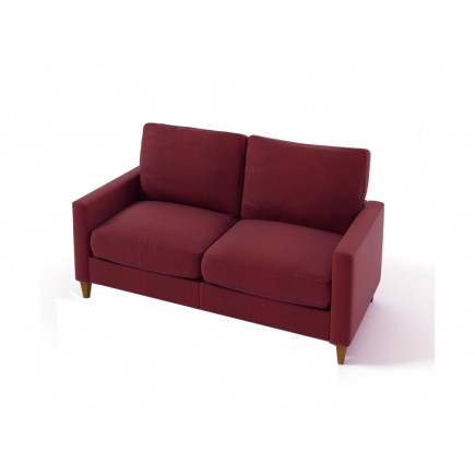 Canapé 2 places en tissu de qualité SWEDEN, fuschia