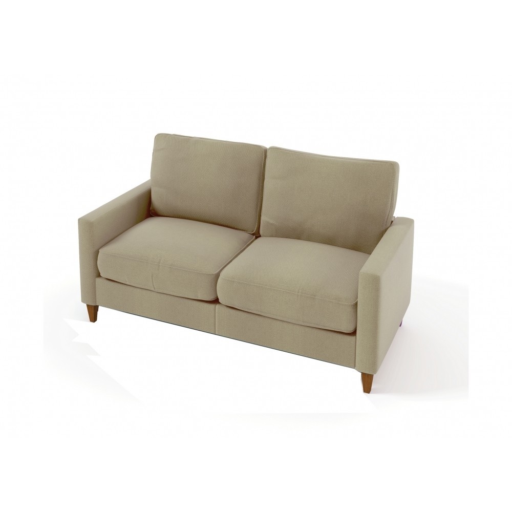 Canapé 2 places en tissu de qualité SWEDEN, beige