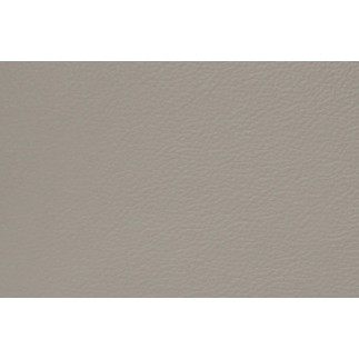 Canapé en cuir italien de luxe 5/6 places BRETINI gris clair, côté accoudoir gauche