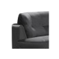 Canapé en velours luxe 5/6 places BRENNER gris foncé, côté accoudoir gauche Canapé en velours luxe 5/6 places BRENNER gris foncé, côté accoudoir gauche