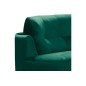Canapé en velours luxe 5/6 places BRENNER vert foncé, côté accoudoir gauche Canapé en velours luxe 5/6 places BRENNER vert foncé, côté accoudoir gauche